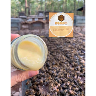 Sữa Ong Chúa Tươi Điềm Kim 100g [Gửi kèm đá khô giữ lạnh] Tặng cọ đắp mặt