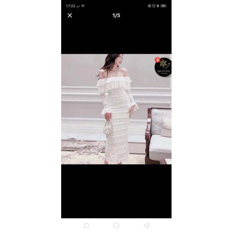 đầm trắng thiết kế đủ size
