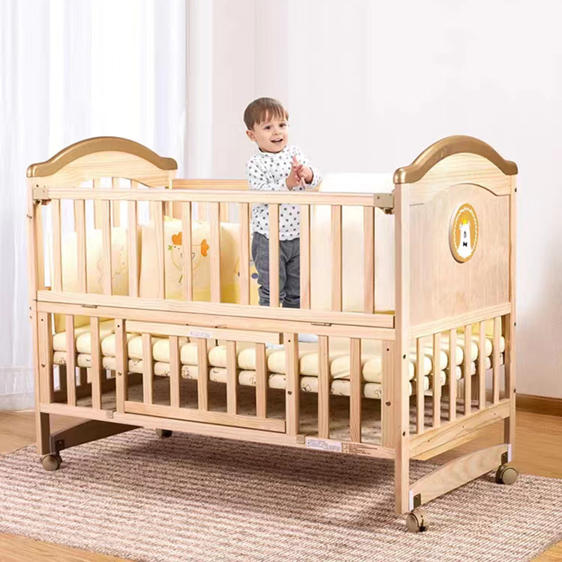 Cũi cho bé HAPAIR, Nôi cũi 2 tầng cho em bé đa năng 6 chế độ tiện lợi cho mẹ&bé - Bảo hành 24 tháng