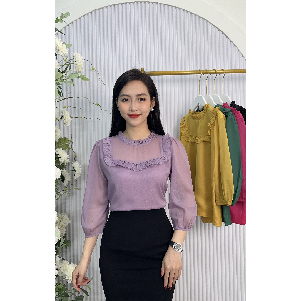 Áo Tơ Tay Lỡ xinh xỉu