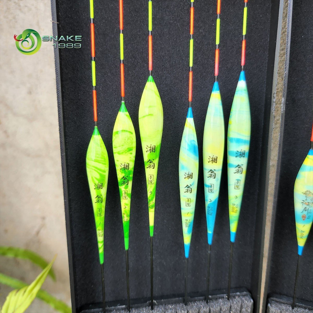 Hộp phao câu đài loang vân đá 12 phao đầy đủ thông số, nhạy cá tín hiệu chuẩn HP11 docaualam