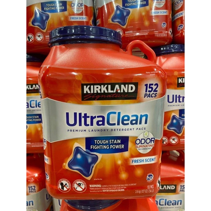 VIÊN GIẶT QUẦN ÁO KIRKLAND ULTRA CLEAN KHÁNG KHUẨN KIRKLAND
