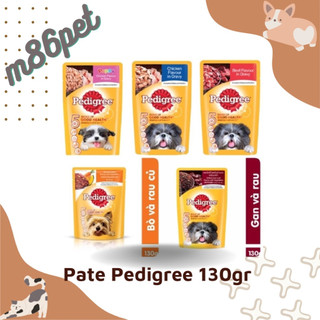 Pate Pedigree gói 130gr cho chó con và chó lớn