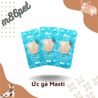 Ức gà hấp masti cho chó mèo 40gr m86pet