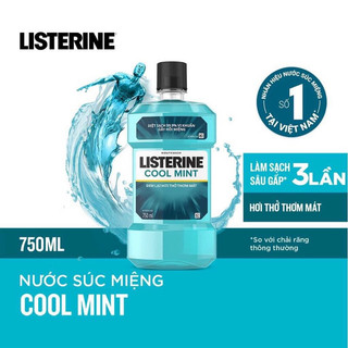 Nước súc miệng Listerine Cool Mint Thái Lan 750ml