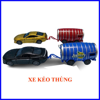 Đồ chơi xe hơi chạy đà kéo thùng phi - K171A5