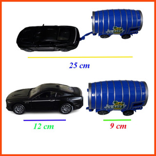 Đồ chơi xe hơi chạy đà kéo thùng phi - K171A5