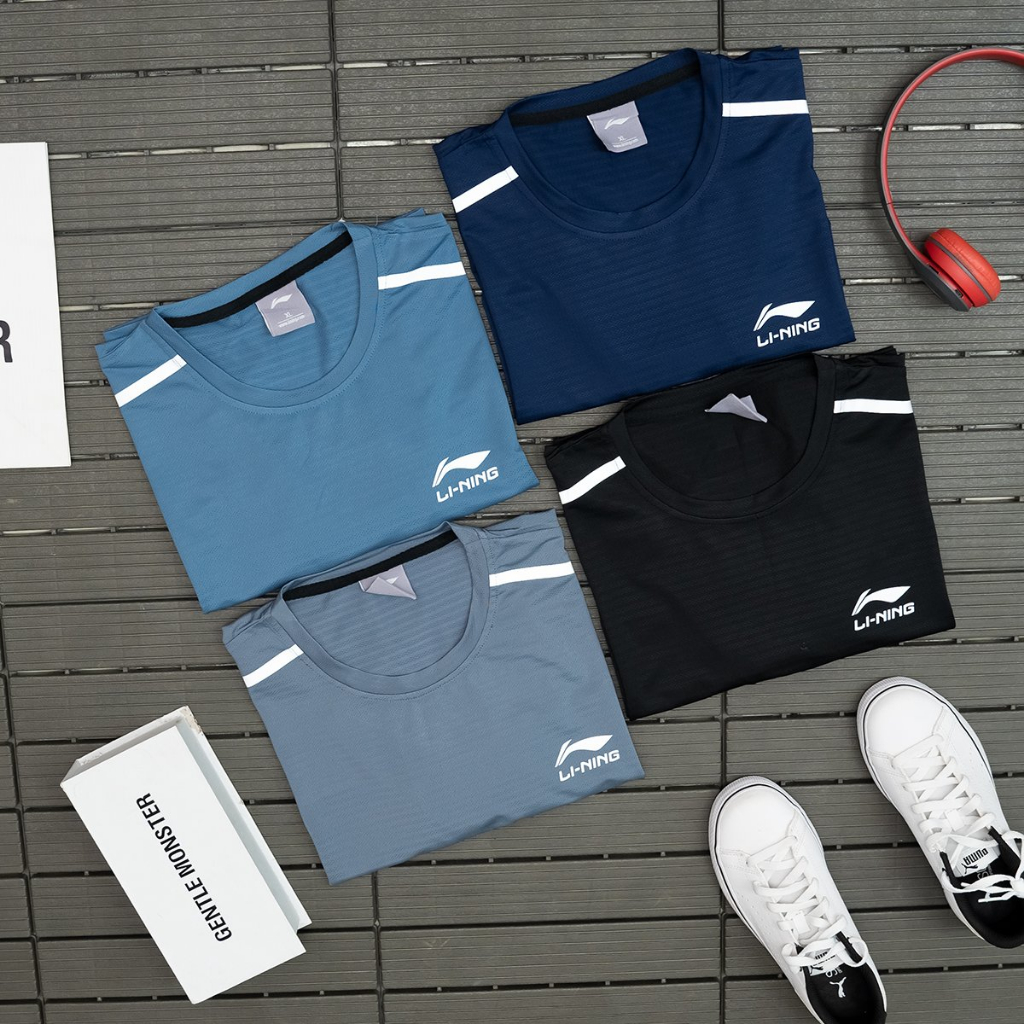 Bộ Quần Áo Thể Thao Nam Mùa Hè Vải Thun Lạnh Thông Hơi Co Dãn 4 Chiều Thoáng Mát - B026