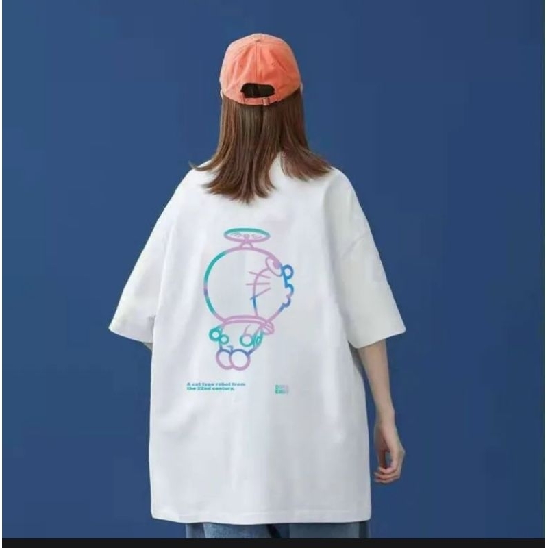 Áo hoodie Doreamon dễ thương unisex nam nữ_Áo khoác nỉ Doremon form rộng nón to chùm đầu chống nắng hình in đẹp rõ nét