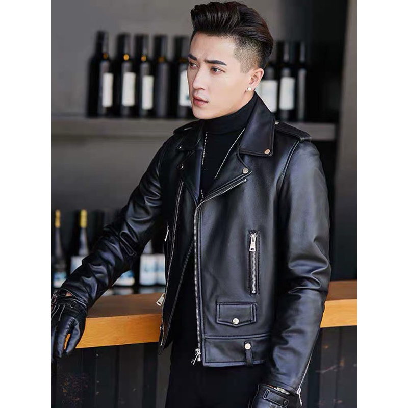 Áo khoác da nam nữa biker cao cấp mẫu mới nhất 2024