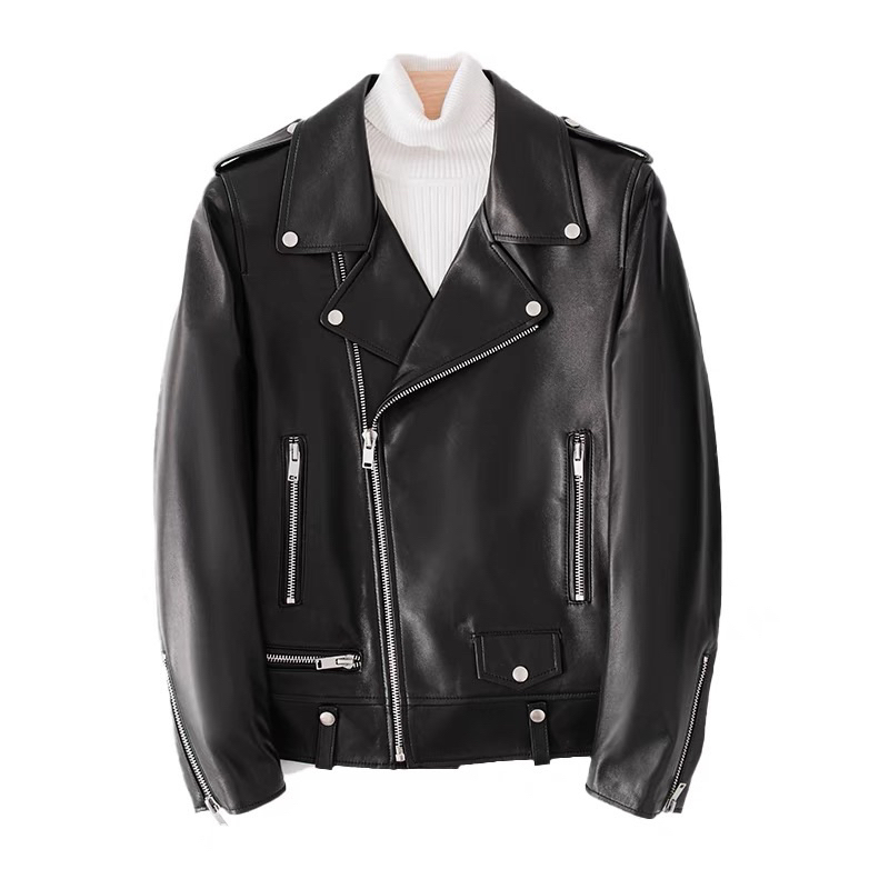 Áo khoác da nam nữa biker cao cấp mẫu mới nhất 2024