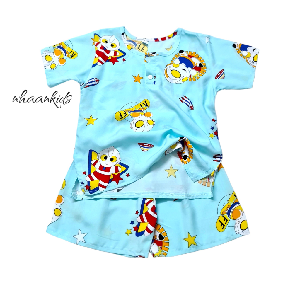 BỘ TOLE  LANH SIÊU MÁT TAY NGẮN CHO BÉ TRAI - NHÀ AN