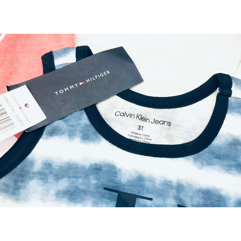 Áo tank top bé trai xuất xịn CK Tommy Sz 1-7tuổi