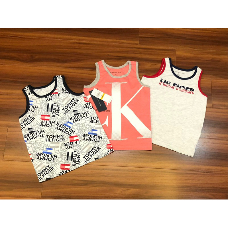 Áo tank top bé trai xuất xịn CK Tommy Sz 1-7tuổi