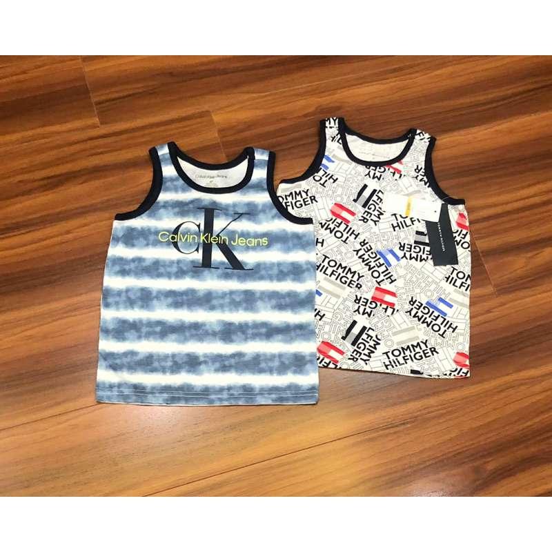 Áo tank top bé trai xuất xịn CK Tommy Sz 1-7tuổi