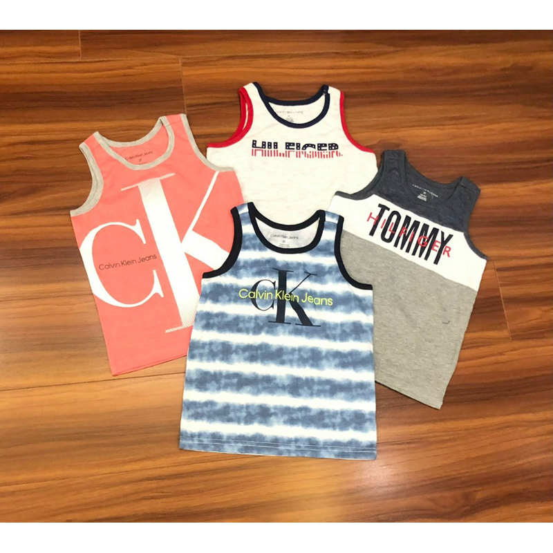 Áo tank top bé trai xuất xịn CK Tommy Sz 1-7tuổi