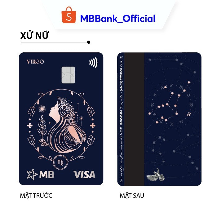 Toàn quốc [Evoucher&amp; Dịch vụ] Dịch vụ phát hành thẻ MB Hi Visa Collection - Cung Xử Nữ