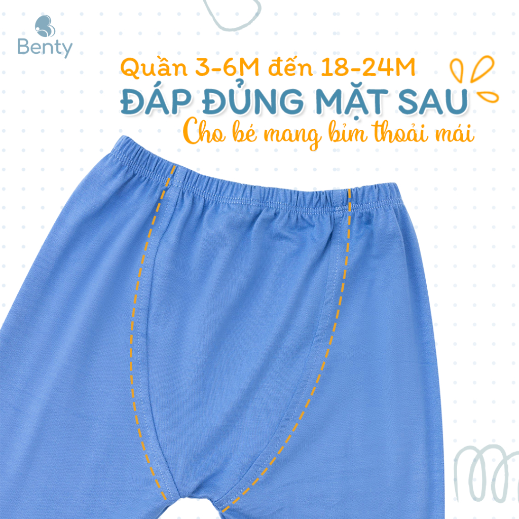 Bộ dài tay cài vai caro BENTY cotton mềm, mịn cao cấp, đồ bộ cho bé trai, bé gái