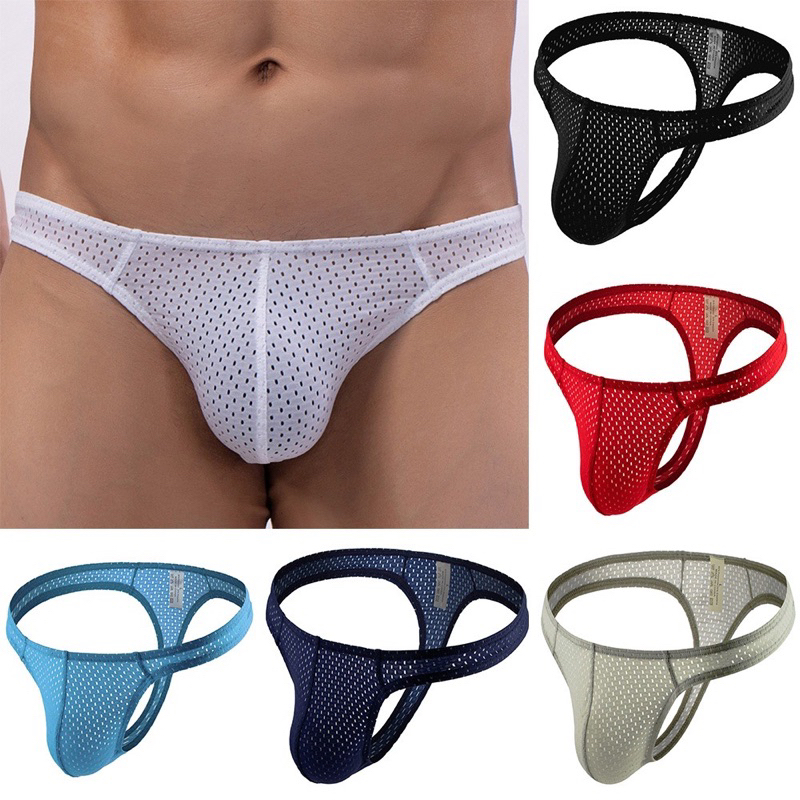 Quần lót nam lọt khe thun lưới mềm size M/L-L/XL