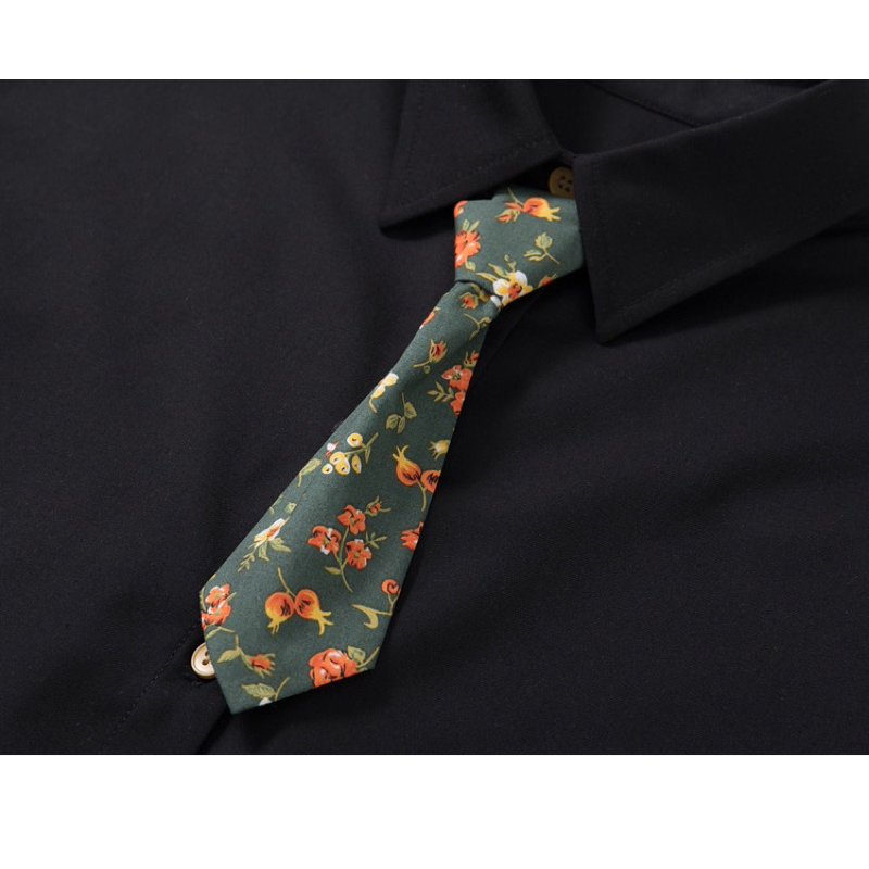 Bộ sơmi cà vạt hoa K480