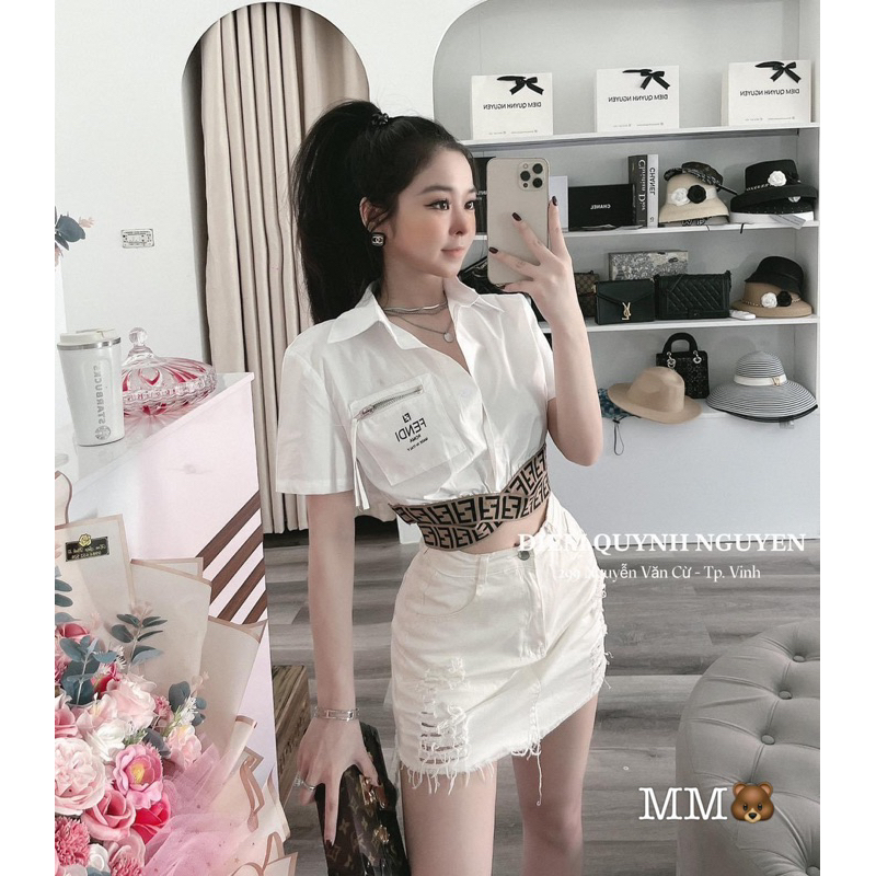 Sơ Mi Croptop Fen Di