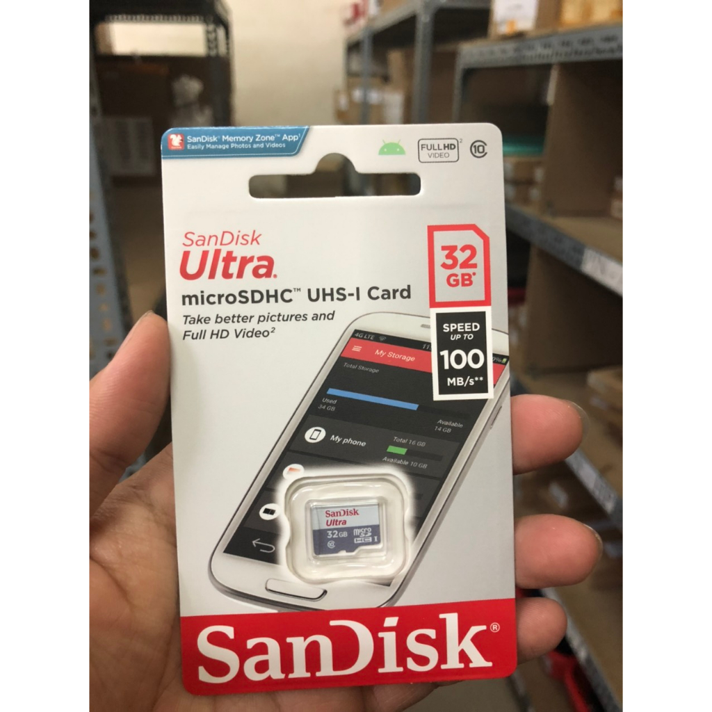 Thẻ nhớ Sandisk Ultra MicroSDHC  UHS-I Class 10 - Hàng Chính Hãng