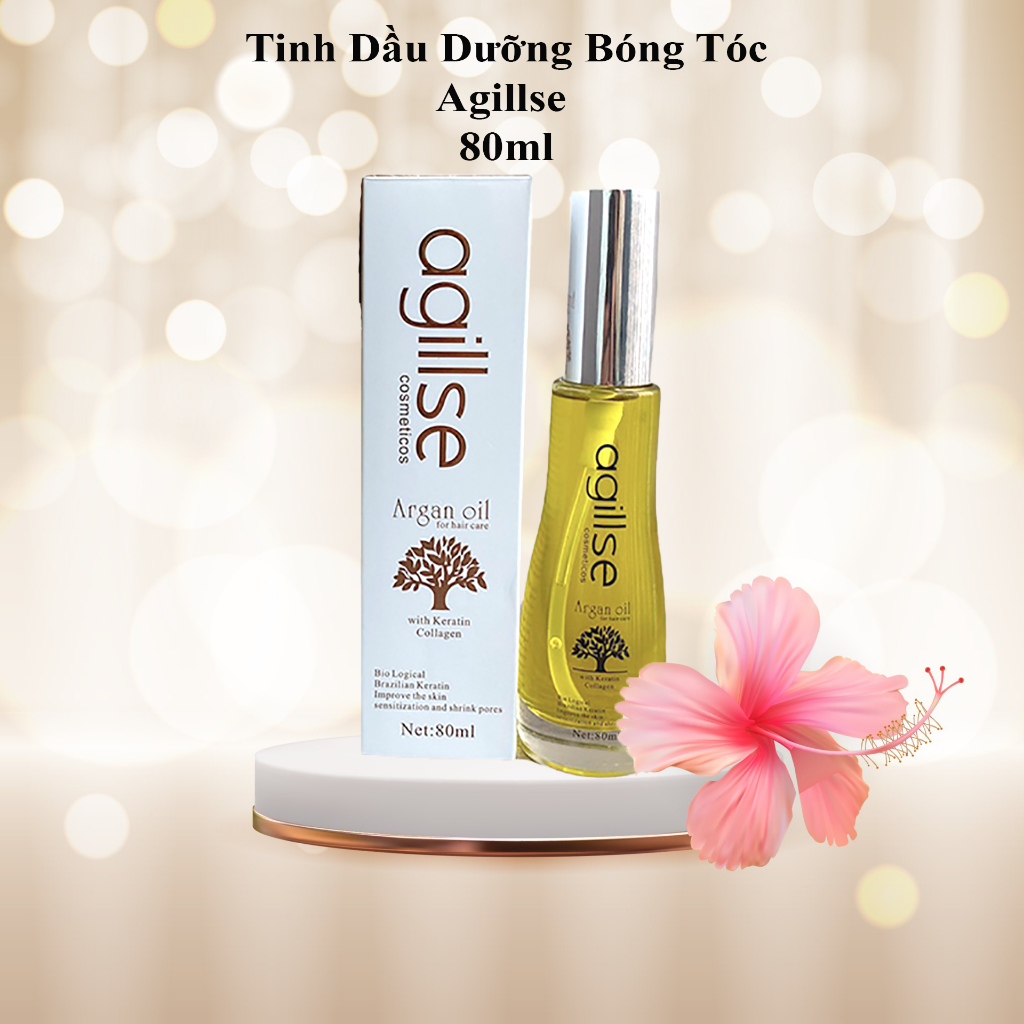 Tinh Dầu Dưỡng Bóng Tóc Agillse 80ml