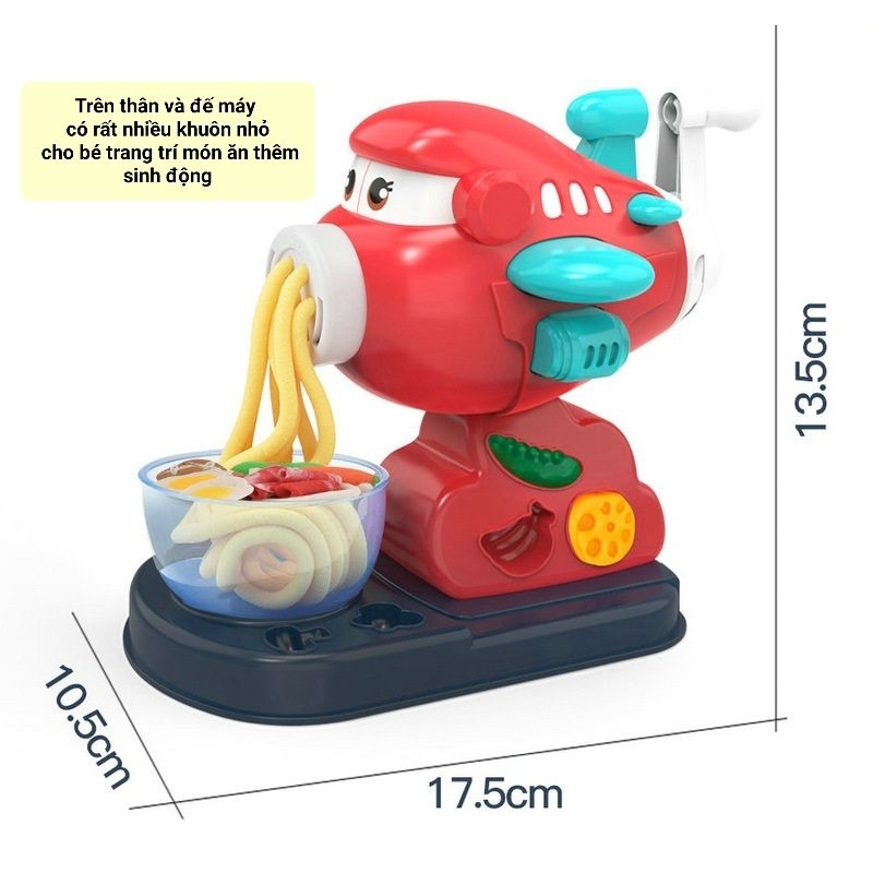Đồ chơi DIY máy bay làm mì/kem từ đất nặn cho bé phát triển sự sáng tạo - Đồ chơi cho trẻ NS Kids