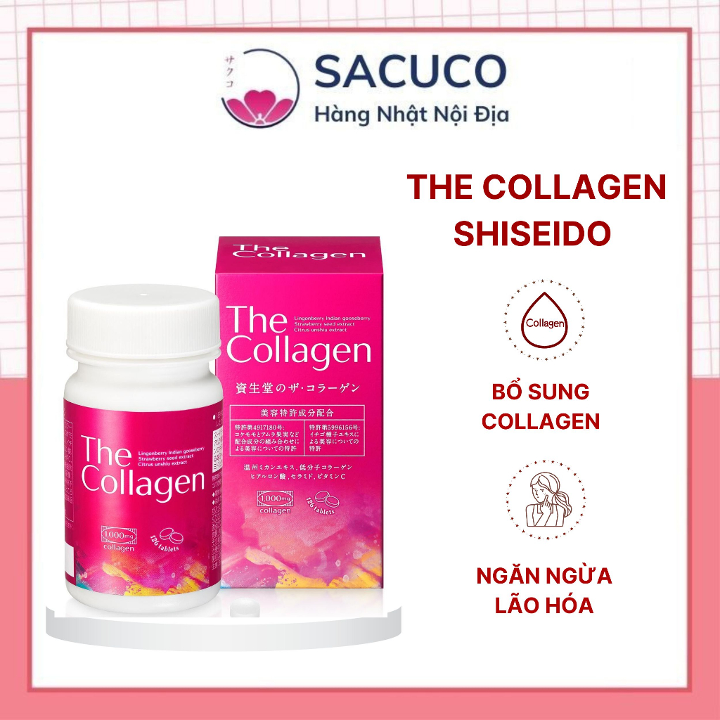 Viên uống The Collagen Shiseido EX Hộp 126 viên Nhật Bản