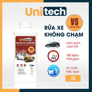Nước rửa xe không chạm UNITECH V5 , Không chạm siêu sạch, bóng dàn áo
