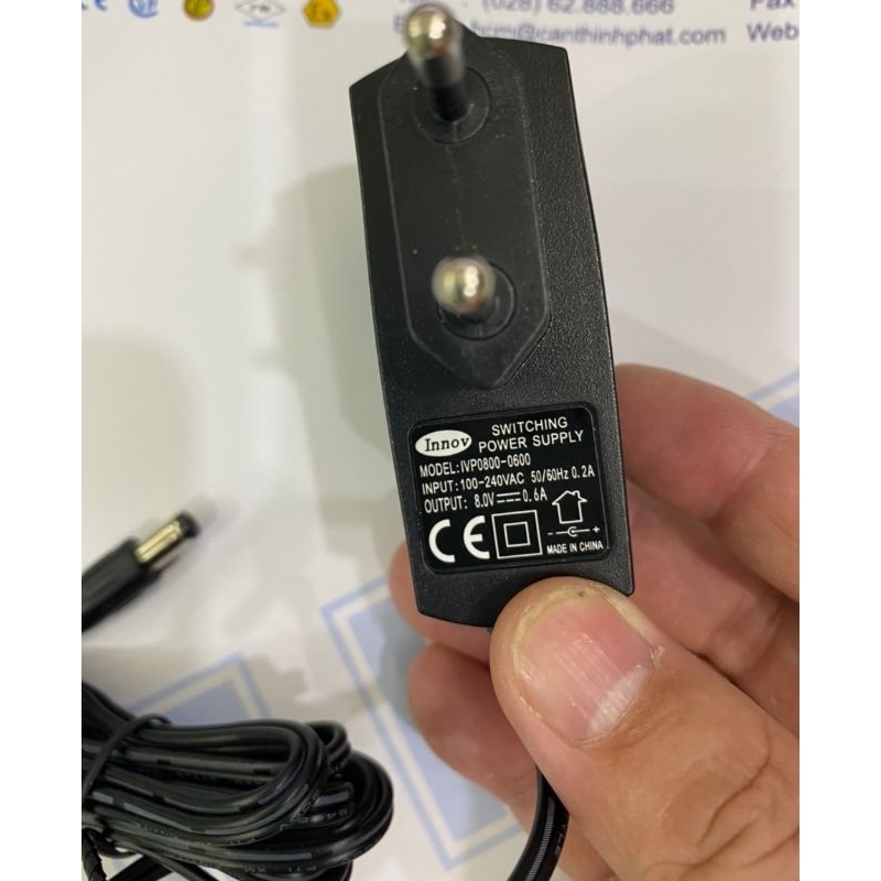 Apter sạc cân KD TBED 8V/0.6Ah và bình ắc qui 6V 1.3Ah dùng cho cân điện tử KD-TBED Hàng chuẩn theo cân bảo hàng 3 tháng