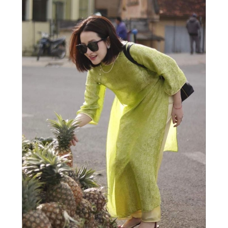 Áo dài cách tân tết đẹp hàng thiết kế giá sỉ ảnh thật 100% .