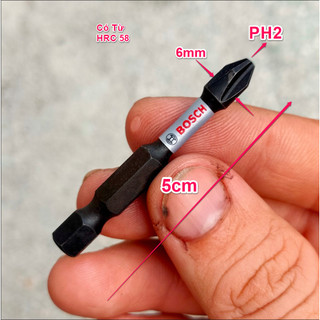 Mũi Vít Ngắn Ph0 Ph1 Ph2 Ph3 SL5, Vít điện tử