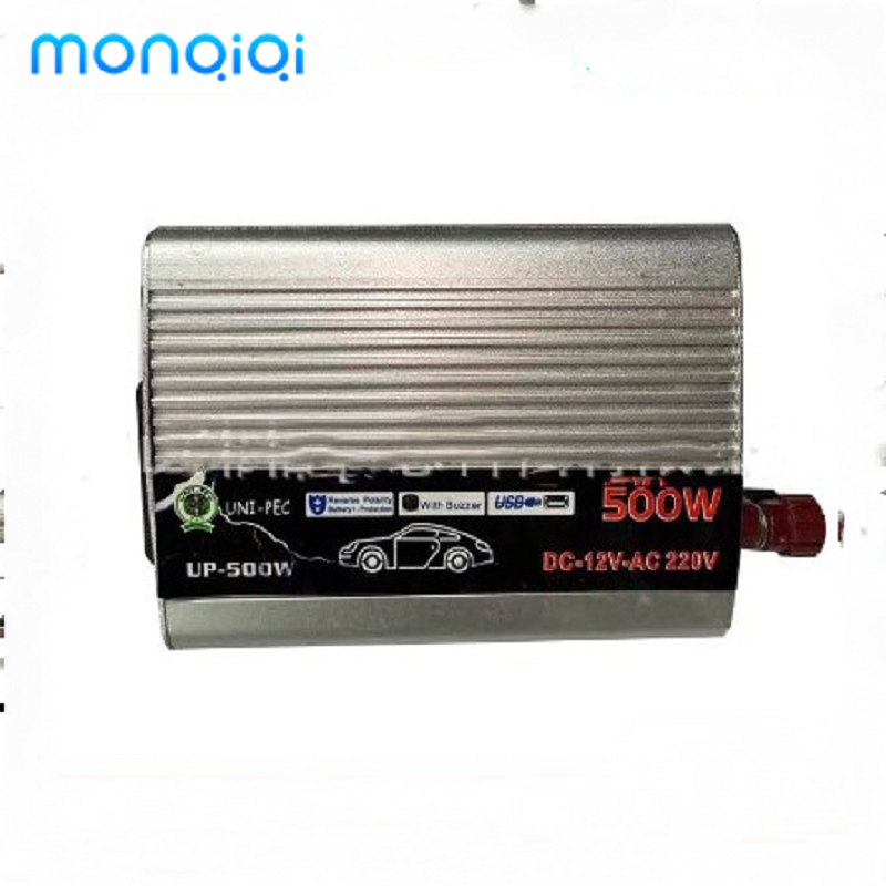 MONQIQI Bộ Chuyển Đổi Năng Lượng Mặt Trời Từ DC 12V / 24V Sang AC 110V / 220V up-500W