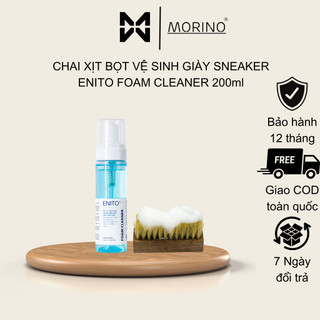 Chai Xịt Bọt Vệ Sinh Giày Enito Foam Cleaner 200ml dùng để vệ sinh giày thể thao, giày đá bóng dễ dàng tại nhà