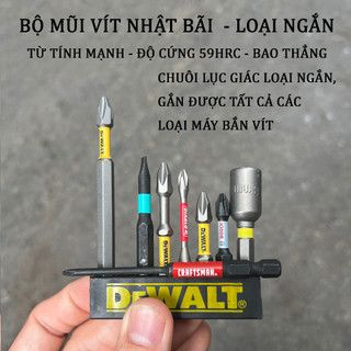 Bộ mũi vít các hãng nhật mỹ đủ loại bake dẹp chuôi lục giác 6.35mm