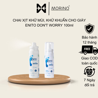 Xịt Thơm Enito Don't Worry 100ml - Chuyên Dùng Để Xịt Khử Mùi Hôi Chân Ngay Lập Tức và Diệt Vi Khuẩn Gây Hại Trong Giày