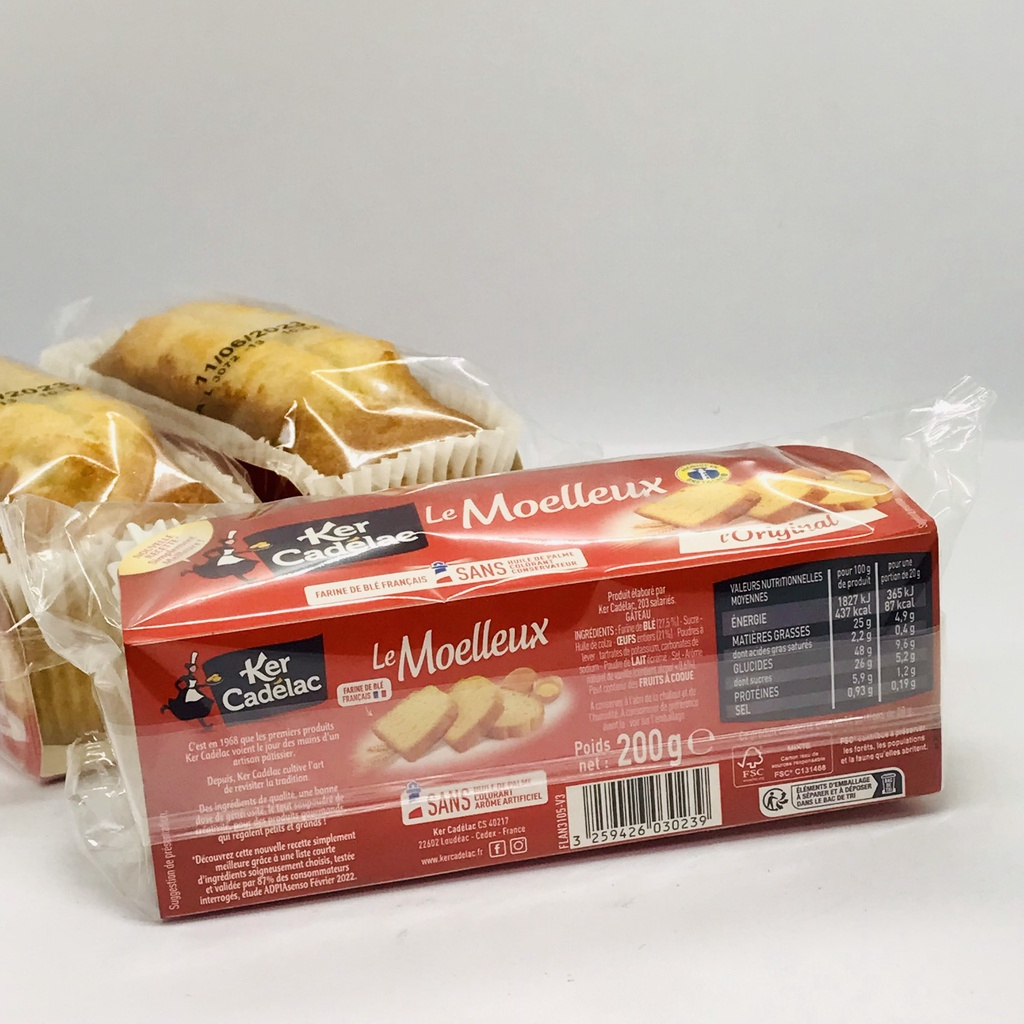 Bánh bông lan bơ bà Đầm Patisserie Tradition Pháp 200g thơm ngon, nhiều dinh dưỡng