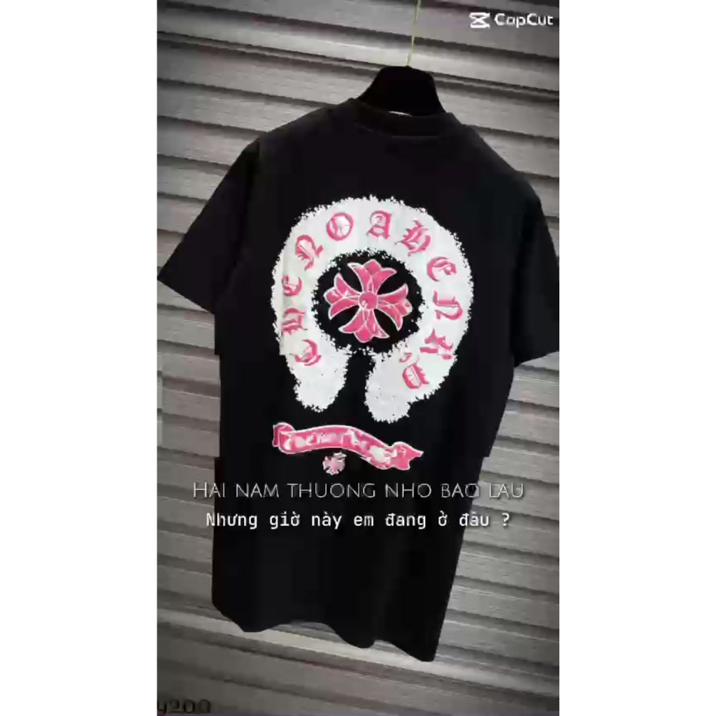 Áo thun chrome hearts unisex Nam Nữ, áo phông cotton 2 chiều co dãn thoáng mát new 2023