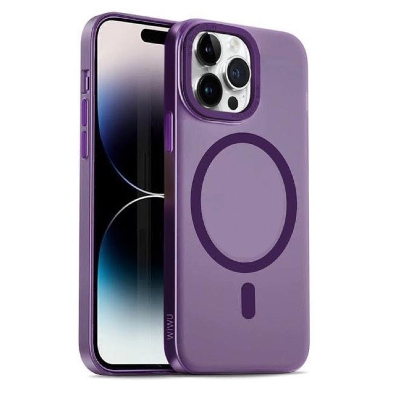 WIWU Ultra Thin Slim Case: Ốp lưng nhám siêu mỏng cho  IPhone 14 Pro Max , 14 Plus . Hỗ trợ sạc không dây