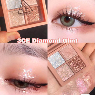 Bảng màu mắt 3ce 4 ô Diamond Glint