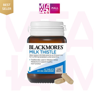 Viên uống bổ gan blackmores milk thistle úc 42 viên - hỗ trợ bảo vệ và thải độc gan