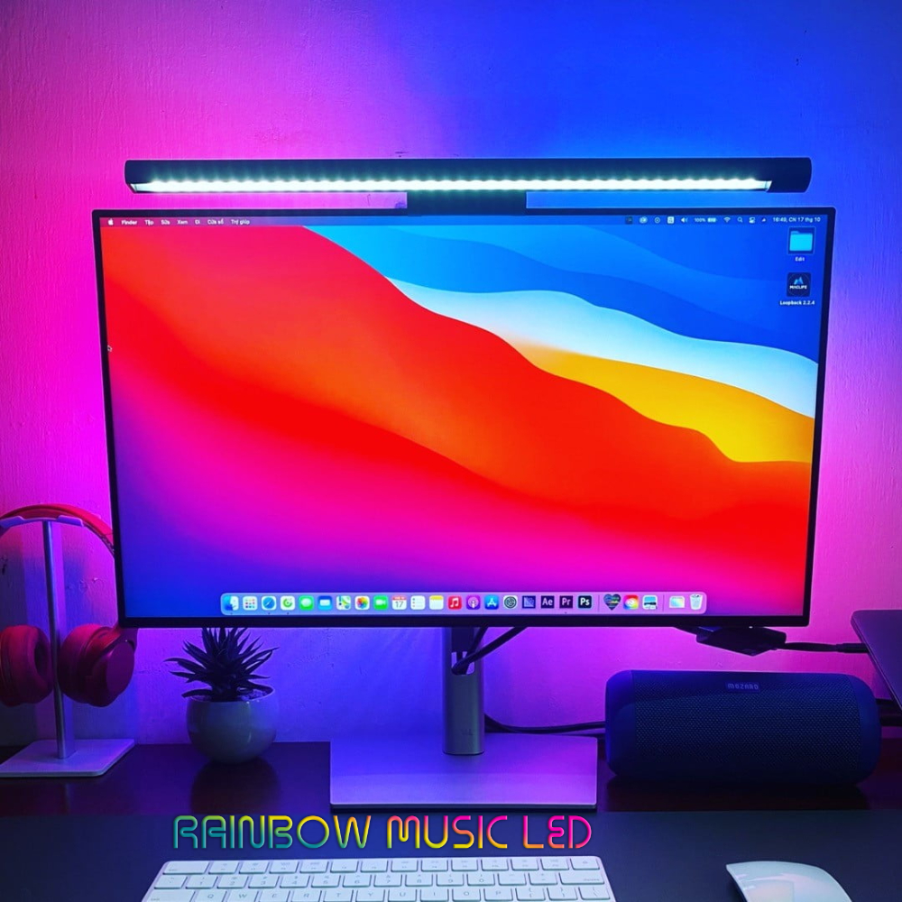 AMBILIGHT.VN - Led màn hình Ambilight USB Pro Max - AI theo màu technology + 100 hiệu ứng nháy nhạc - RAINBOW MUSIC LED