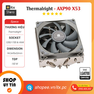 - tản nhiệt cpu thermalright axp90 - x53 máy tính itx/htpc