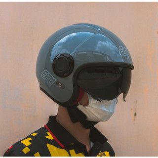 MŨ FULLFACE EGO E-5 Màu Tem - Biker Sài Gòn (KHÔNG KÍNH NGOÀI)