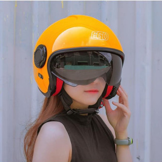 MŨ FULLFACE EGO E-5 Màu Tem - Biker Sài Gòn (KHÔNG KÍNH NGOÀI)