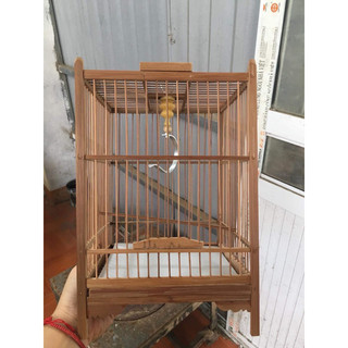 Khung lồng khuyên chim Pkchim khung lồng khuyên nan trúc xư lý kèm móc phụ kiện lồng chim