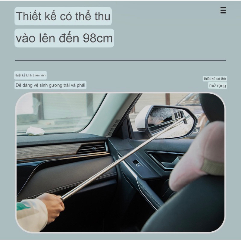 Dụng Cụ Gạt Nước Mưa Ô Tô Cho Gương Chiếu Hậu