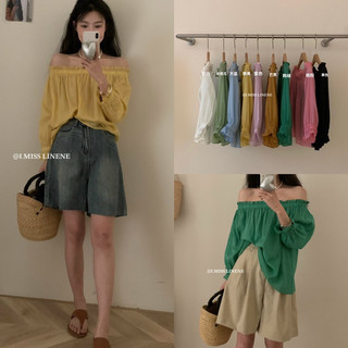 Áo tơ trễ vai xuất hàn imiss