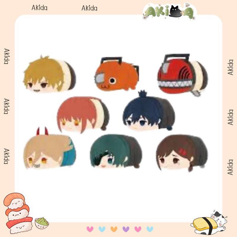 Box random/ bông nhân phẩm - Mochi mascost  -  chainsaw man